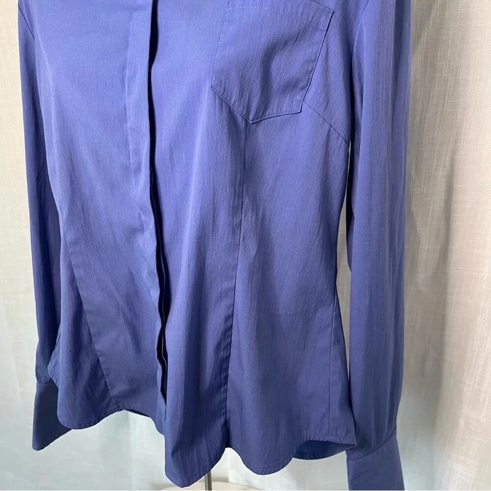 Express Long Sleeve Button Down Collared Shirt - image 4